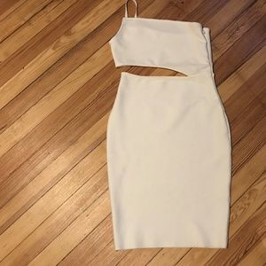 Dresses - White Side Cut Out Tube Dress Size M - 3/$20 Dresses - White Side Cut Out Tube Dress Size M - 3/$20